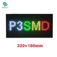 Módulo de Pantalla LED para Publicidad Exterior Multicolor SMD Shengpeng P3, Duradero, Brillo de 4000 cd, Ángulo de Visión de 150°