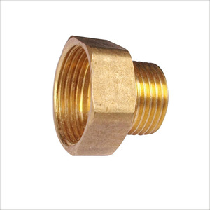 Connettori per tubi in ottone filettato BSPP del fornitore 3/8 raccordo filettato adattatore \ "1/2 \" maschio-femmina - Product Image 4