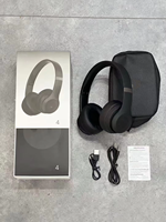Casque sans fil de haute qualité pour Studio Pro Solos 4 avec housse en cuir, écouteurs BT à réduction de bruit