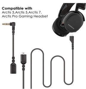 Hotsell 1.5M + 12Cm Pvc-Audiokabel Voor Steelseries Arctis 3 5 7 Gaming Headset Combinatie Afscherming Voor Computergebruik - Product Image 5