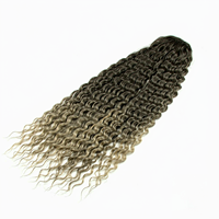 D.S Hair Tissage de cheveux ondulés lâches en fibre résistante à la chaleur de 22 pouces, prêt à être expédié pour les acheteurs mondiaux