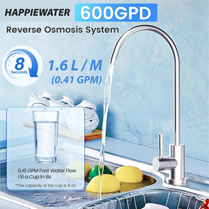 Système de <span class=keywords><strong>filtre</strong></span> à eau par osmose inverse <span class=keywords><strong>BWT</strong></span> de conception sans réservoir Super Mini 600 GPD pour usage domestique - Product Image 6