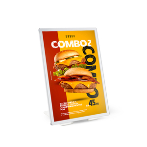 Bảng quảng cáo áp phích Led khung ánh sáng dễ dàng cài đặt và có thể thay đổi A3 A4 ngang dọc Máy tính để bàn menu hộp Đèn - Product Image 1