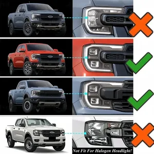 Led ánh sáng trắng cho Ford Ranger T9 ma trận 2023 2024 Đèn pha chức năng khung mô-đun ban ngày chạy đèn màu thay đổi đơn vị - Product Image 6