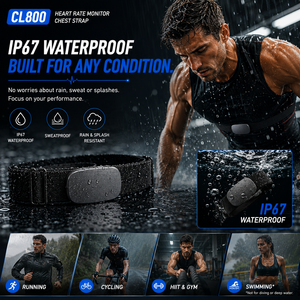 Monitor de Ritmo Cardíaco xBandi Bluetooth 5.0 ANT+ con Correa para el Pecho, Resistente al Agua IP67, Rastreador de Actividad Física en Tiempo Real para Correr y Ciclismo - Product Image 4