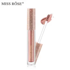 Miss Rose 12 Colors Western Style Liquid Eyeshadow Single Color Pearl Shimmer Eye Shadow Glitter Sequins Makeup