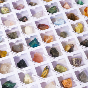 Caja de Colección de Minerales de Cristal Natural al por Mayor, Kit de Identificación de Rocas y Piedras para Educación y Exhibición - Product Image 3