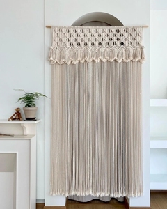 Nouveau rideau mural en macramé personnalisé, <span class=keywords><strong>tapisserie</strong></span> <span class=keywords><strong>de</strong></span> porte, luxueux, W9203 - Product Image 6