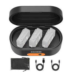 ZGCINE กล่องเคสชาร์จ ZG-R30สำหรับ <span class=keywords><strong>Rode</strong></span> Wireless <span class=keywords><strong>GO</strong></span> I II <span class=keywords><strong>Mic</strong></span>,พร้อมแบตเตอรี่ในตัว3400MAh แบบพกพาชาร์จเร็ว Power Bank - Product Image 1