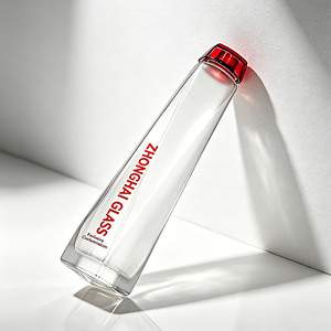 Bouteille en verre haut de gamme, élégante et personnalisée, extra résistante, 500 ml et 750 ml, pour la fabrication de rhum, <span class=keywords><strong>whisky</strong></span>, vin, gin et autres boissons. - Product Image 2