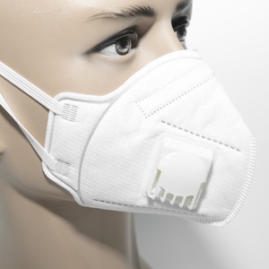 Masque anti-poussière <span class=keywords><strong>pour</strong></span> le meulage, FFP3, avec valve d'exhalation, sangle élastique <span class=keywords><strong>pour</strong></span> la tête, emballé individuellement - Product Image 3