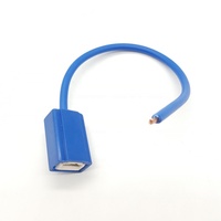Ampoule H1 en céramique haute température D1S pour phare et antibrouillard, halogène, HID, LED, 12V, avec faisceau de câblage et adaptateur pour rénovation/amélioration