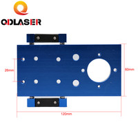 Ensemble de tête Laser QDLASER E série Blue Co2, montage à réflecteur 20mm avec mise au point américaine, miroirs Laser en silicium