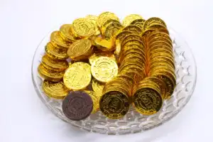 Wholesale Chocolate Golden Coin Egg Candy