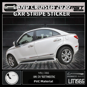 Z-CHOI PVC 0.5 Mil <b>Car</b> Body Decals <b>Sticker</b> for Land Cruiser 2020 GXR Hotsale Stripe Line <b>Sticker</b> - Product Image 2