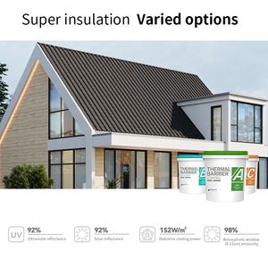 Revêtement de toiture écologique, imperméable, anti-UV, isolant thermique, peinture extérieure - Product Image 1