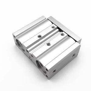 JMGPM12/16/20/25/32/40-10-20-30-40-50-75 Pièces pneumatiques à double cylindre à tige de guidage triaxiale ultra-mince - Product Image 1