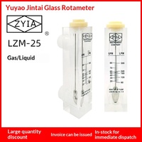Débitmètre à gaz en verre Zyia Yuyao Jintai LZM-25 avec garantie de 5 ans