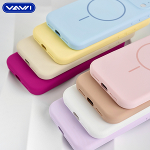 VAWI S042 Custodia per Telefono <span class=keywords><strong>in</strong></span> <span class=keywords><strong>Silicone</strong></span> Liquido di Alta Qualità con Magnete per <span class=keywords><strong>iPhone</strong></span> 11 12 13 14 15 16 17 Pro Max, <span class=keywords><strong>Cover</strong></span> Antiurto - Product Image 5