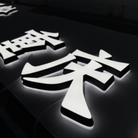Enseignes lumineuses LED frontales DakeSign pour intérieur, lettres interchangeables, conception gratuite, OEM ODM, décoration publicitaire pour écoles, panneau IP65