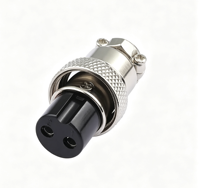 Connecteur aviation GX16 femelle 10A en laiton pour système d'énergie solaire, type 2-14 broches pour capteur et contrôle industriel PLC
