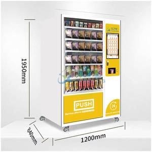 Distributeur automatique de snacks et de boissons Smart Sale Combo Ramen avec distributeur d'eau chaude - Product Image 4