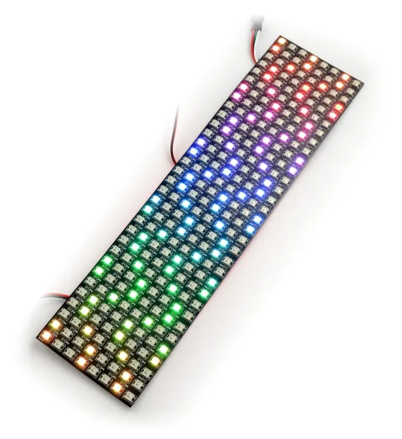 Pixel Led matrix Panel DC 5V WS2812B Programmable Digital 64 256 Pixel 8x8 8x32 16x16 Individually SMD5050 WS2812 DIY Led Matrix