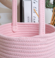 Panier de rangement en fil de coton, panier de rangement en forme d'ours mignon pour bébé, panier de rangement pour vêtements jouets, serviettes, panier pour animaux