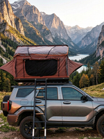 Tente de toit rigide pliable 4 saisons de haute qualité 2026 pour camping en voiture, 2-3 personnes, vente en gros