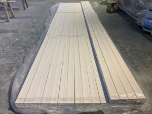 เคสสีขาวทำจาก5/8 "x 2 3/4" สีขาวพิมพ์ลายโคโลเนียลปลอกประตูไม้สนปลอกหน้าต่างตกแต่งขอบไม้ - Product Image 6