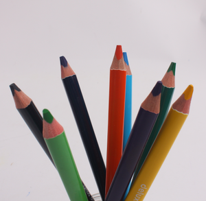 H-TONE crayons de couleur Jumbo dessin 12 pièces avec affûteur de haute qualité pour étudiant en Art - Product Image 6