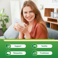 Sachets de thé à la menthe poivrée de qualité supérieure, 20 unités, 100 % naturels, feuilles de menthe séchées, sans caféine, infusion aux herbes, santé digestive, haleine fraîche