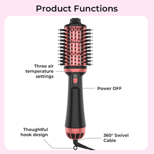 Professionnel une étape <span class=keywords><strong>brosse</strong></span> à Air chaud trois vitesses vent sèche-<span class=keywords><strong>cheveux</strong></span> ventilateur lisseur bigoudi style peigne peigne à Air chaud - Product Image 1