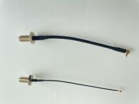 Connecteur coaxial mâle SMA avec excellente conductivité et faible résistance de contact, assemblage de câble connecteur mâle à angle droit