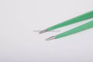 High Quality Disposable ESU Surgical Tweezers Irrigation/Dripping Electrosurgical Coagulation Bipolar Forceps Assembled With Cab