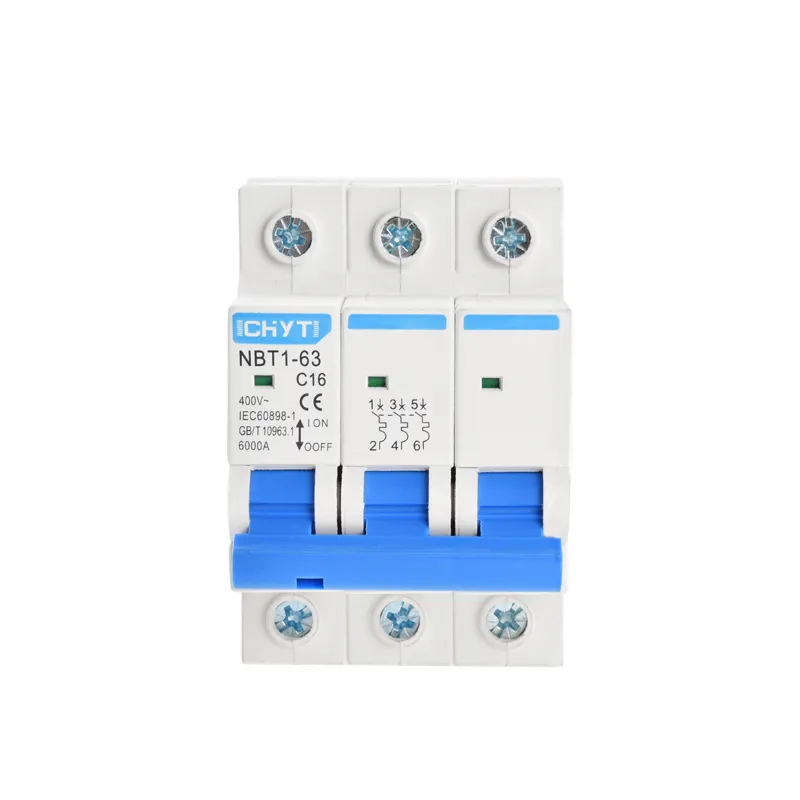 CHYT MCB Low Voltage Modular DIN Rail Products NBT1-63 Miniature Circuit Breaker