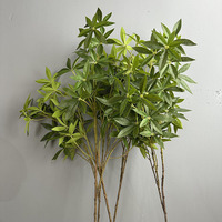 Pieris Japonica Kunstmatige Geluksbladeren Groen Geldboom Decoratieve Plant Tuinplant Kunstblad Kunstbloemen