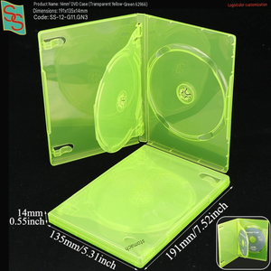 Boîte de rangement de remplacement personnalisée pour jeux XBOX 360 à double disque, boîte de protection verte pour jeux DVD CD vidéo - Product Image 5