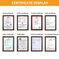 Câble d'alimentation robuste SJTW 15 ampères 3 broches 6 prises multiples NEMA intérieur extérieur 50' rallonge 14/3 avec plusieurs prises