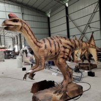 Modèle d'animatronique de dinosaure artificiel grandeur nature pour parc à thème, dinosaure animatronique Oviraptor, modèle Spino fait main