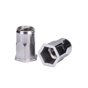 Tuerca Remachable Hexagonal FF M4 M5 M6 M8 M10 de Acero Inoxidable 304 con Cabeza Plana y Arandela para Equipos de Comunicación - Product Image 4