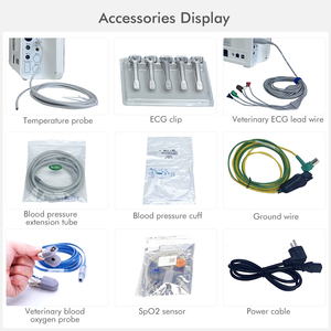 Màn Hình 2 Inch Mới Màn Hình Ecg Cầm Tay Cardiaco VeterinarIor Máy Giám Sát Thú Y Đa Tham Số Etco2 Mini Thú Cưng Kèm NIPG - Product Image 6