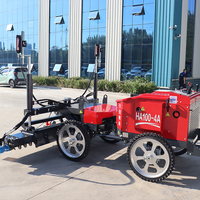 HUAANG Nouveau Robot de Nivellement Automatique du Béton pour Moteur 690 24HP 220V Quatre Roues Haute Efficacité Capacité de 2000 m²/jour