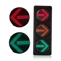 Feux de signalisation routière LED de 300 mm (12 pouces) résistants aux UV et anti-éblouissement pour le contrôle du trafic sur les autoroutes et les intersections