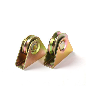 U Groove Color Zinc-Plated Steel Durable Door Pulley <strong>Sliding</strong> <strong>Gate</strong> Wheel - Product Image 2