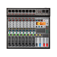 Mezclador de Audio USB Profesional de 8 Canales
