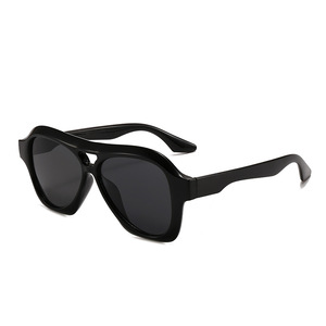 Gafas de sol retro de aviador con montura completa UV400 para mujer, protección solar, gafas de moda - Product Image 1