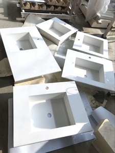 Boton đá trắng Đá Nhân Tạo gạch đá cẩm thạch cho xây dựng xây dựng sàn tấm - Product Image 4