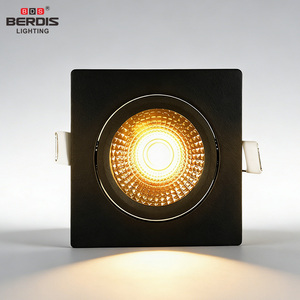 Boîte <span class=keywords><strong>d</strong></span>'alimentation Zigbee Wifi IP65 IP44 ultra-mince, downlight LED carré, éclairage intelligent RGBCW, spot encastré LED, 3000K 7W downlight - Product Image 5