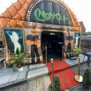 Club nocturno profesional Publicidad Inflables Fiesta <span class=keywords><strong>infalible</strong></span> Iluminación de escenario Gigante Blow up Cube Tent - Product Image 6